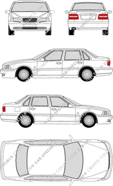 Volvo S70 Limousine, 1996–2000 (Volv_005)