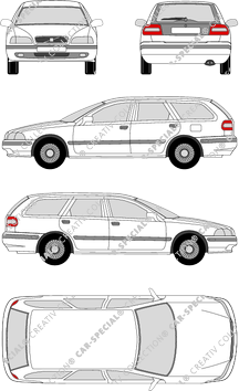Volvo V40 station wagon, 1995–2004 (Volv_007)