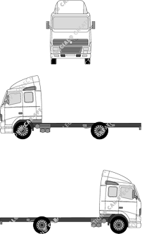 Volvo FH (FH12/FH16) Windfang, Windfang, Fahrgestell für Aufbauten