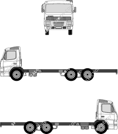 Volvo FM (FM12) 3-Achser, 3-Achser, Einzelkabine