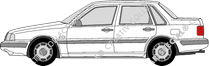 Volvo 440/460 berlina, 1988–1993