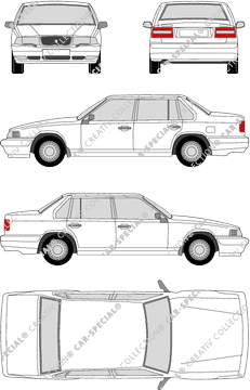 Volvo S90, berlina, 4 Doors (1996)