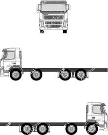 Volvo FM Fahrgestell für Aufbauten, ab 2002 (Volv_056)