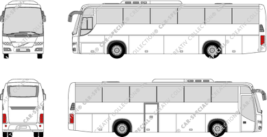 Volvo 9700, bus, 2-ejes