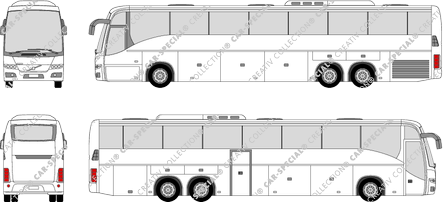 Volvo 9700, bus, 3 asser