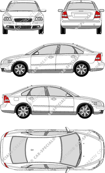 Volvo S40 berlina, 2004–2007 (Volv_072)