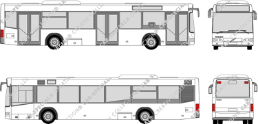 Volvo 7700, bus, 3 Doors