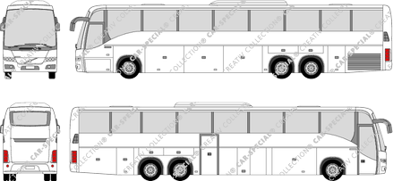 Volvo 9700 15 m, 15 m, bus, 3 essieux, longue (2004)