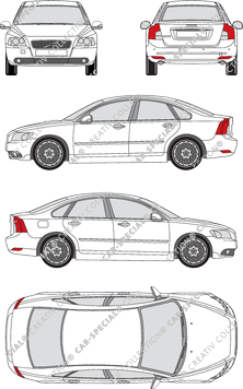 Volvo S40, 2007–2012 (Volv_095)