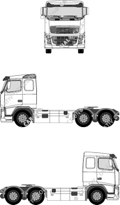 Volvo FH, tractor unit, L2H1, long cab (2009)