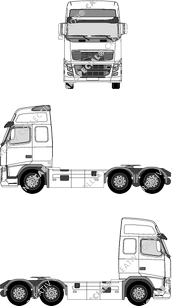Volvo FH, tractor unit, L2H3, Globetrotter XL cab (2009)