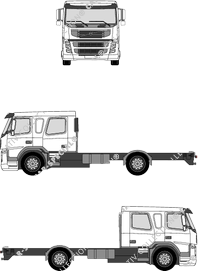 Volvo FM, Chassis for superstructures, L4H1, crew cab (2010)