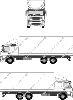 Volvo FM, Box bodies, long cab (2010)