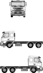 Volvo FMX Chassis for superstructures, from 2010 (Volv_119)