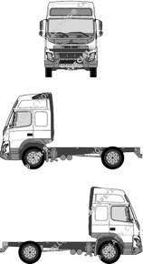 Volvo FMX CAB-HSLP, Chassis for superstructures, Globetrotter cab (2013)