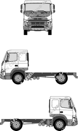 Volvo FMX CAB-SLP, Fahrgestell für Aufbauten, Fahrerhaus lang (2013)