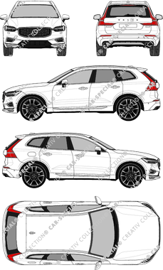 Volvo XC60 station wagon, attuale (a partire da 2017) (Volv_164)