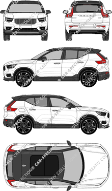 Volvo XC40 Station wagon, current (since 2018) (Volv_165)