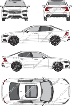 Volvo S60 Limousine, aktuell (seit 2019) (Volv_168)