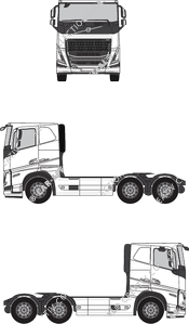 Volvo FH tracteur de semi remorque, actuel (depuis 2020) (Volv_172)