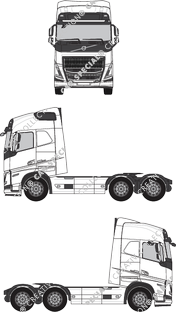 Volvo FH CAB-HSLP, Sattelzugmaschine, Globetrotter-Fahrerhaus mit Aeropaket (2020)