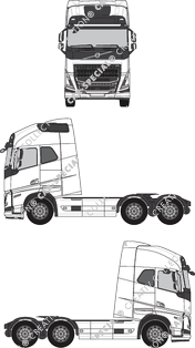 Volvo FH CAB-XXL, Tractor, Globetrotter-Fahrerhaus XXL mit Aeropaket (2020)