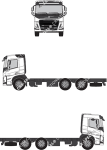 Volvo FM FM-LDAY, Chassis for superstructures, short cab (2020)