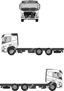 Volvo FM Chassis for superstructures, current (since 2020) (Volv_181)
