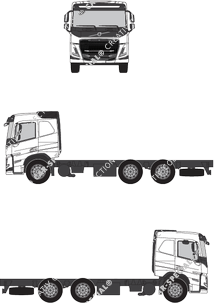 Volvo FM FM-SLP, Chassis for superstructures, Fernverkehrsfahrerhaus (2020)