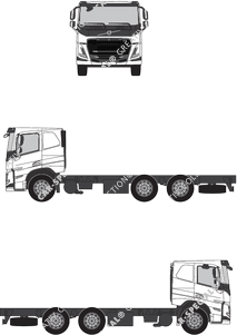 Volvo FM Chassis for superstructures, current (since 2020) (Volv_182)