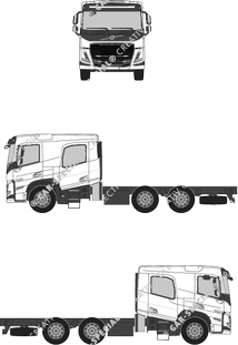Volvo FM, Chassis for superstructures, crew cab (2020)