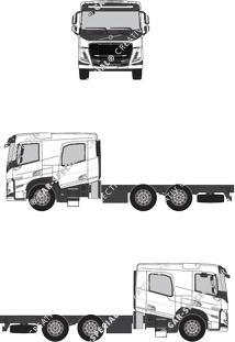 Volvo FM, Chasis para superestructuras, crew cab (2020)