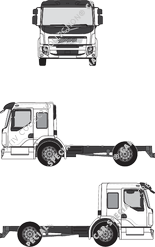 Volvo FE Chassis for superstructures, current (since 2021) (Volv_201)