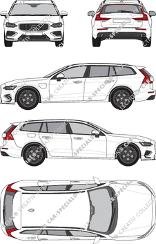 Volvo V60 Recharge, combi, 5 Doors (2020)