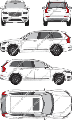 Volvo XC90 station wagon, attuale (a partire da 2020) (Volv_203)