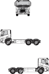 Volvo FM Electric tractor unit, current (since 2022) (Volv_218)