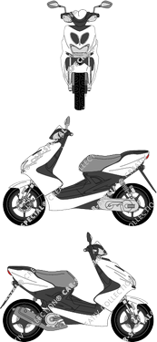 Yamaha Aerox R,  (2010)