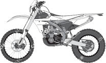 Yamaha YZ450F, a partire da 2016