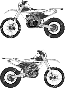 Yamaha YZ450F, from 2016 (Yama_004)
