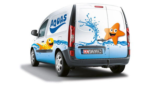 komplett beklebtes Fahrzeug